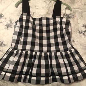 Kate spade peplum tank